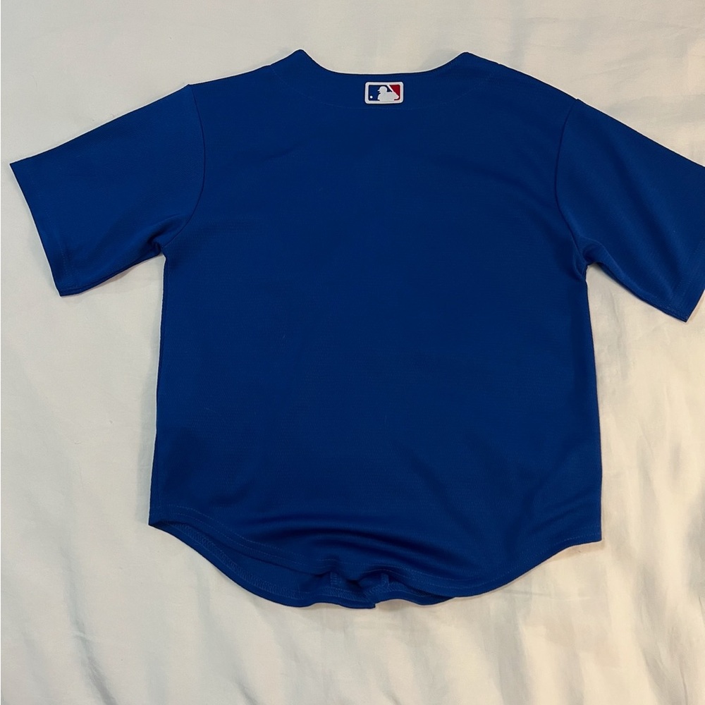 Majestic Chicago Cubs Kids Jersey. Blue. - Picture 2 of 2